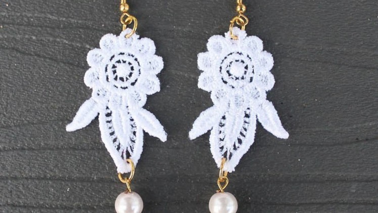 Create Romantic Lace Earrings - DIY Style - Guidecentral