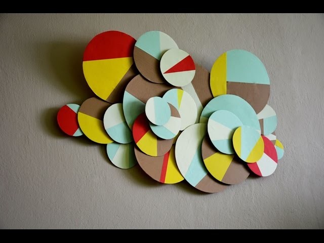 DIY - Awesome and Easy Wall Decorating Idea