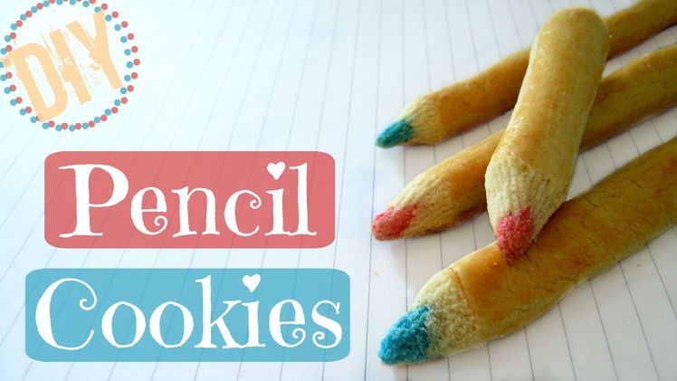 DIY Back to School Breakfast or Lunch: Pencil Cookies