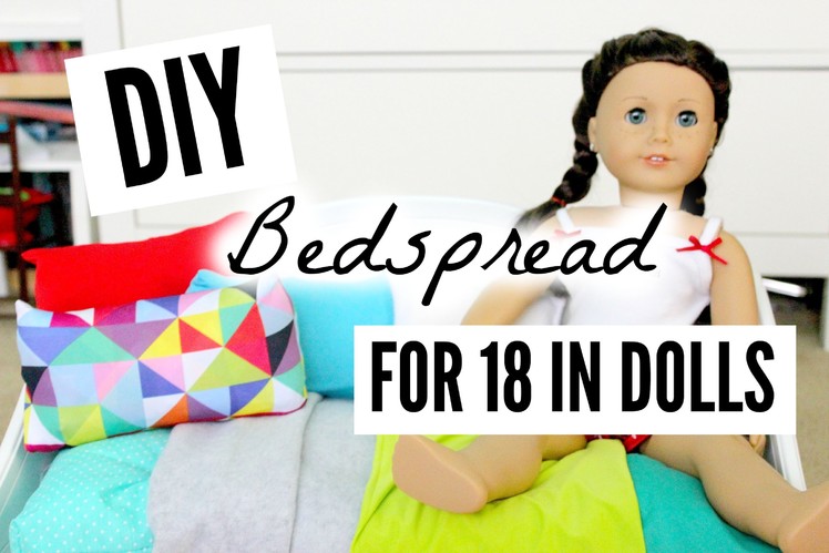 DIY Bedspread for American Girl Dolls (cheap!)