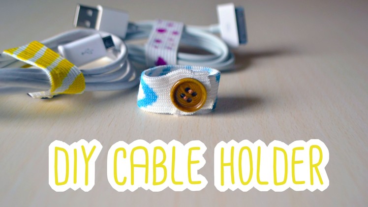 DIY Cable Holder | 5mins DIYs #1