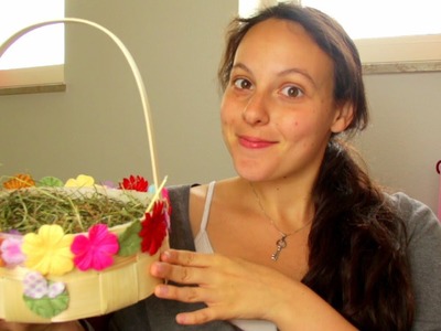 DIY Cute Girly Easter Basket