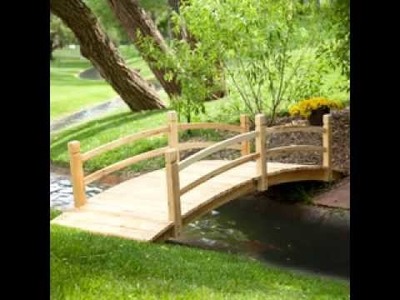 DIY decorating Ideas for Small garden bridge