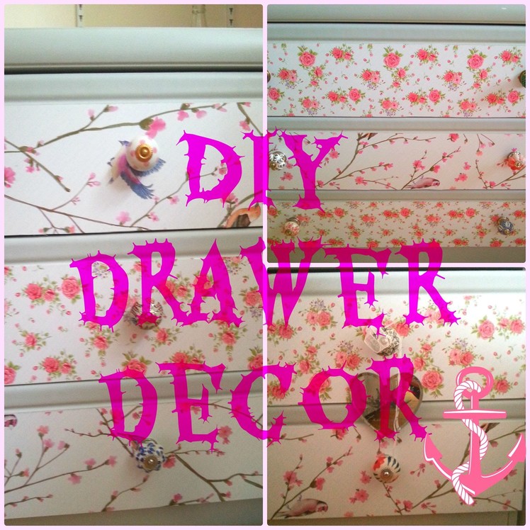 Diy Drawer decor|ClaudiasCrafts