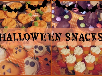 DIY ✧ Easy and Cute Halloween Snacks Ideas
