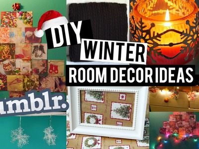 DIY: Easy Winter.Holiday Room Decor Ideas ♡ + Ways to Decorate!