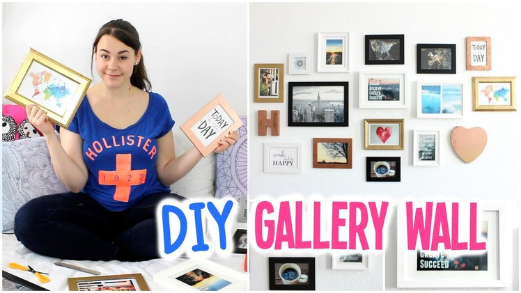 DIY Gallery Wall! - Easy & Inexpensive Wall Art | HannaCreative