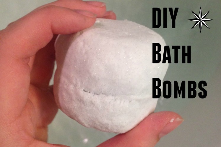 DIY Glitter Bath Bombs