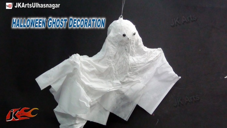 DIY Halloween Flying Ghost Decoration | How to make | JK Arts 751