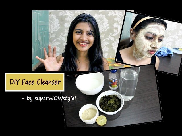 DIY Natural Face Cleanser:  GLOWING SKIN!! &  Acne & Pimples  | superwowstyle