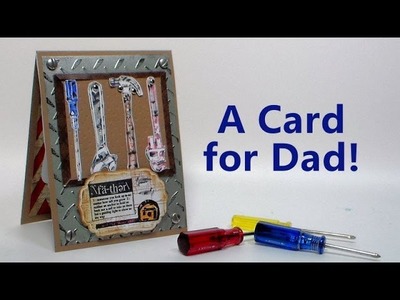 DIY Pegboard Inspired Card for Dad