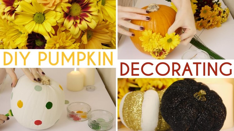 DIY Pumpkin Decorating Ideas