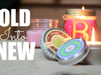 DIY Recycled Candles - GORGEOUS gift Idea !