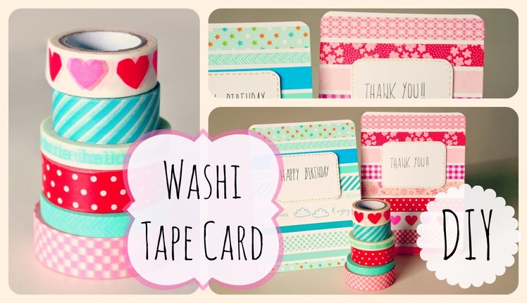 DIY Washi Tape card