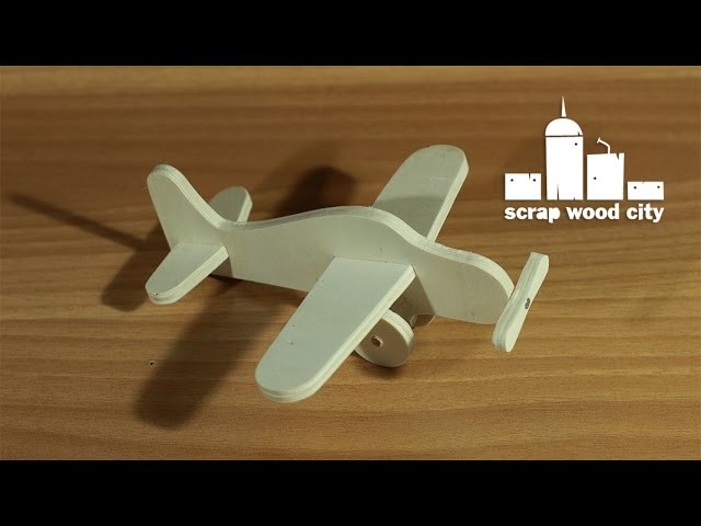 DIY wooden toy airplane, for Makers Care