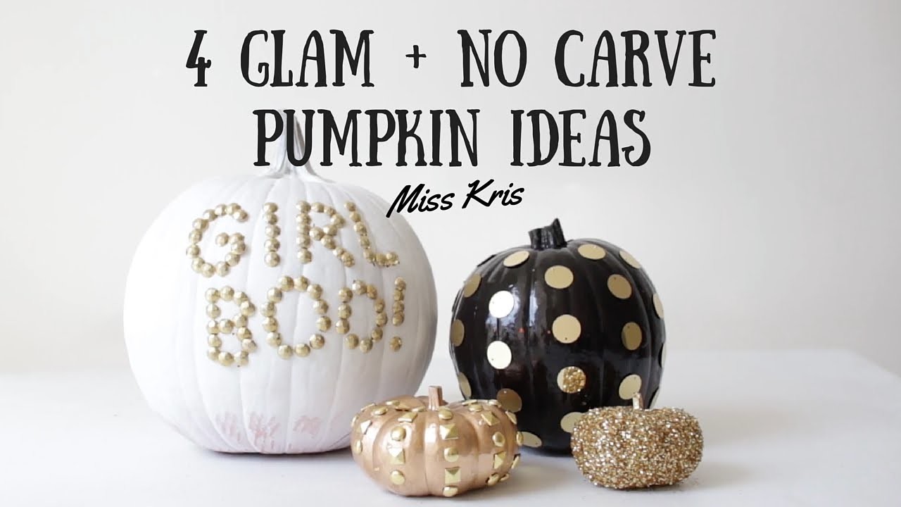 HALLOWEEN PUMPKIN INSPO: 4 Easy, No Carve DIY Projects