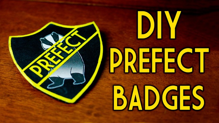 Harry Potter Prefect Badges - DIY