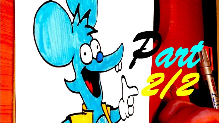 How to draw Itchy the Mouse Step by Step Easy | draw easy stuff but cool on paper | 2.2