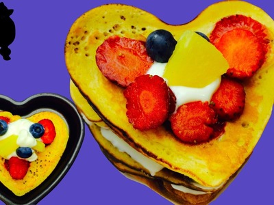 How to make VALENTINES STRAWBERRY HOTCAKES.PANCAKES.GRIDDLE CAKES DIY Dog Food by Cooking For Dogs