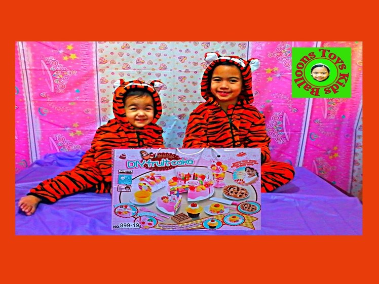 Kids Balloons and Toys DIY Fruitcake Happy Interaction DIY Play Game Set for Happy Children