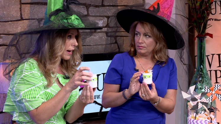 Laura shows Spook-tacular DIY Crafts On Live It Up With Donna Drake