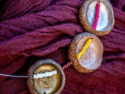 Make a Pretty Acorn Cap Necklace - DIY Style - Guidecentral