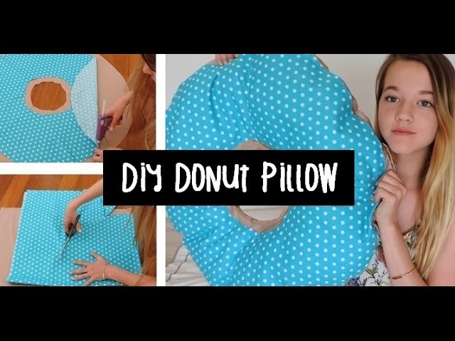 No-Sew Donut Pillow DIY