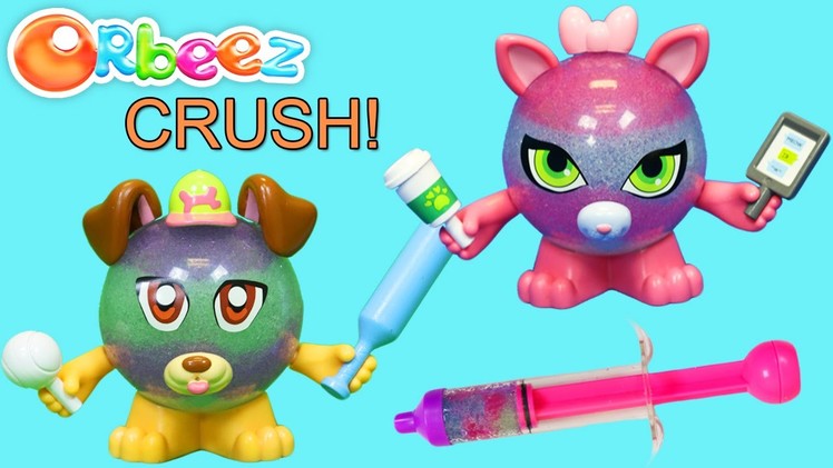 Orbeez Crush Playset DIY Grow & Make Your Own Orbeez Crushkins Puppy and Kitty Pets!