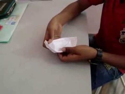 Origami Boat house (Paper folding boat house)