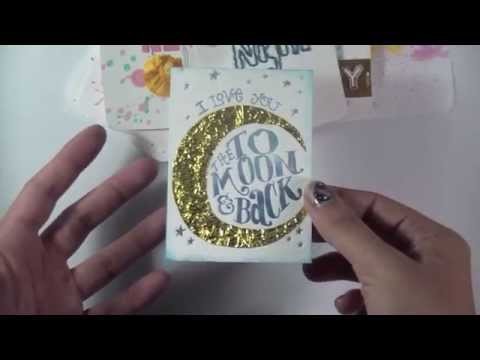 Project life Tips and Trick: DIY Mixed Media Cards & letterpressing
