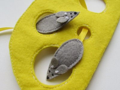 Sew a Fun Mouse and Cheese Toy - DIY Crafts - Guidecentral