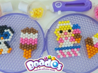 Beados Ice Cream Treats GLITTER Beads Playset | Easy DIY Make Your Own Magic Sparkly Beads!