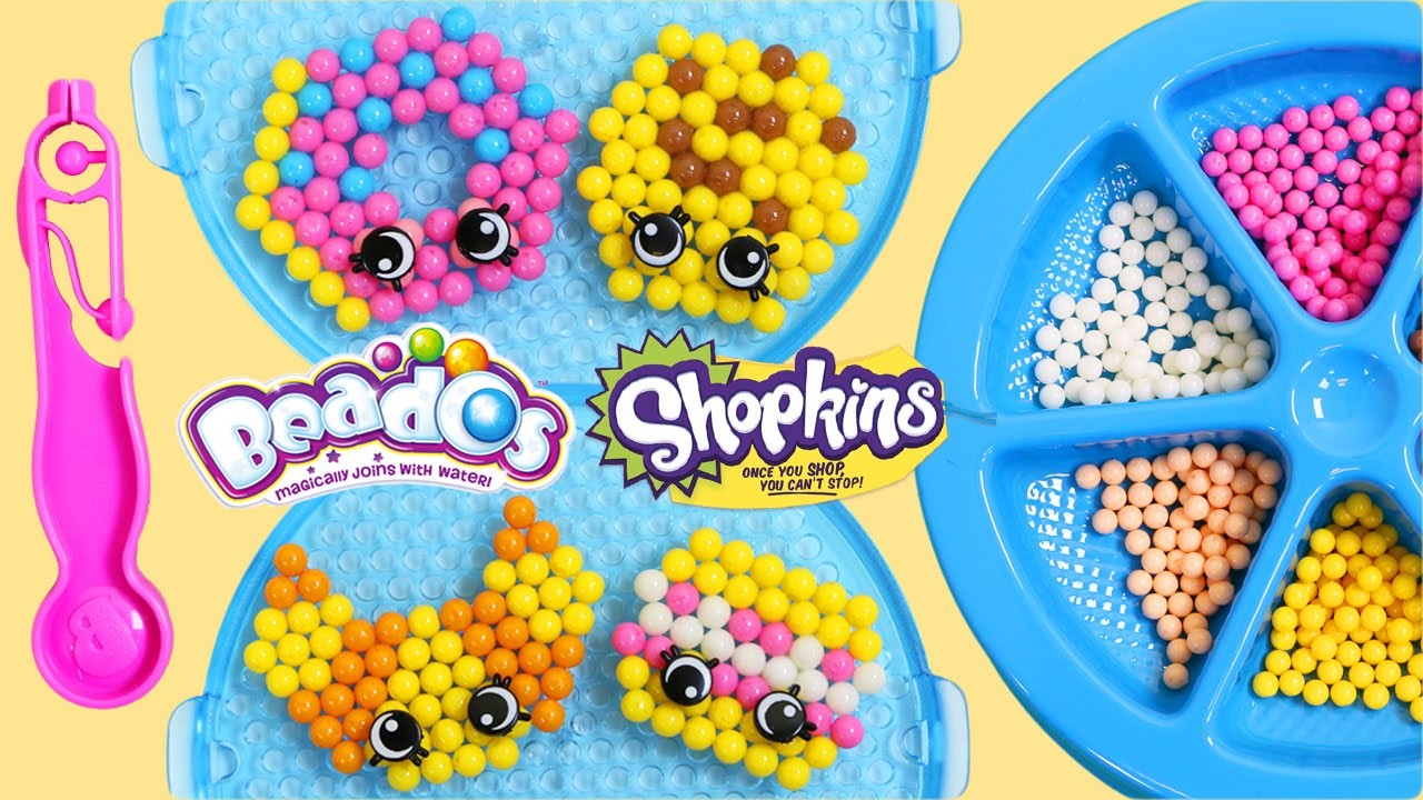 Beados Shopkins Tastee Bakery Activity Pack | Easy DIY Make Your Own Magic Beads Shopkins Shapes!
