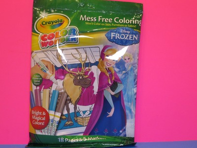 Crayola Color Wonder Markers and Paper - Frozen, Anna, Elsa,Mess Free By WD Toys
