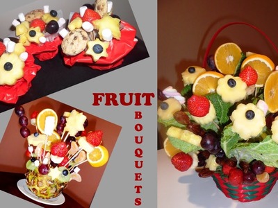 D.I.Y. Edible Fruit Bouquets and Mini Fruit and Chocolate Arrangements