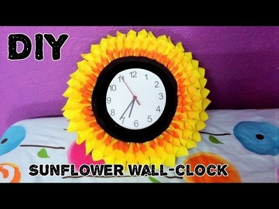 ☀ DIY - Blooming Sunflower Wall-Clock ☀