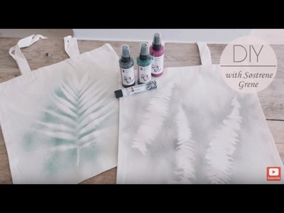 DIY: Customized canvas tote bag by Søstrene Grene