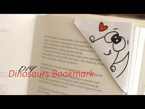 DIY : Dinosaur Bookmark