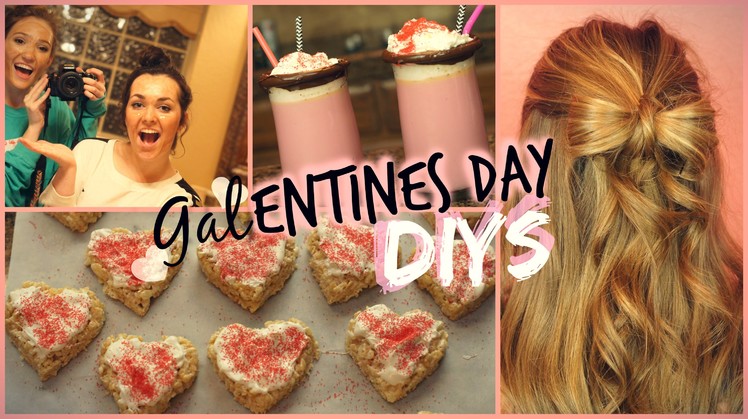 DIY Girl's Valentines Day Treats, Hairstyle, & Activities!
