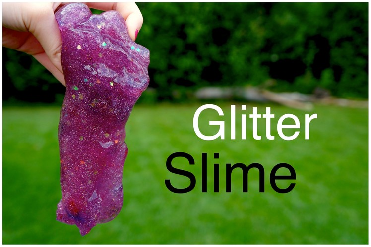 DIY Glitter Slime