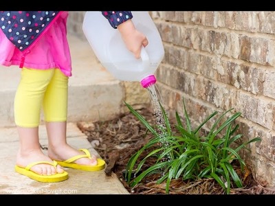 DIY: Make a Watering Can from an old Milk Jug (. perfect for kids!)
