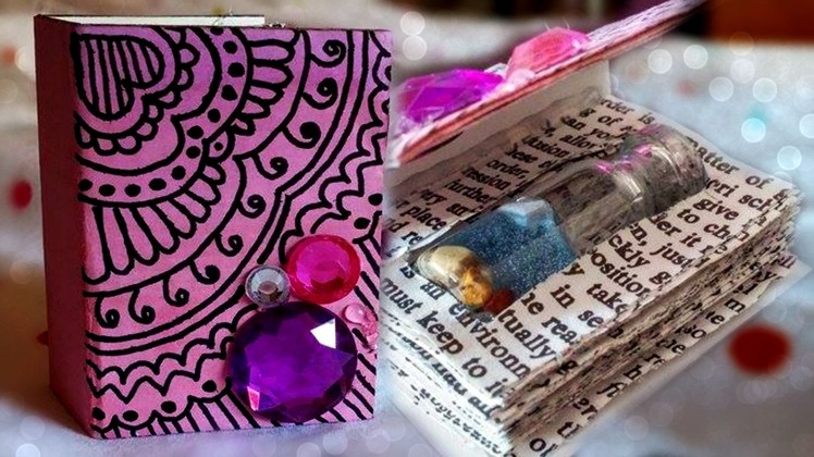 DIY: Mini Book for Bottle Charms ♥