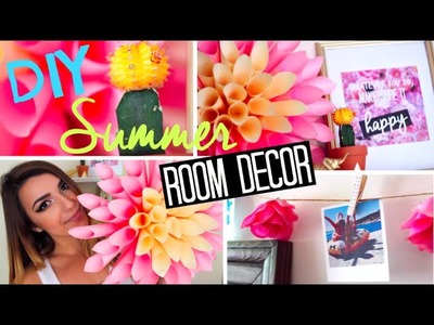 DIY Summer Room Decor! | DIY Polaroids, Tumblr Wall Prints + MORE!