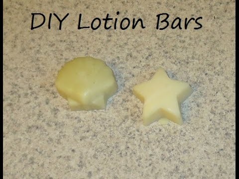 DIY three ingredient lotion bars