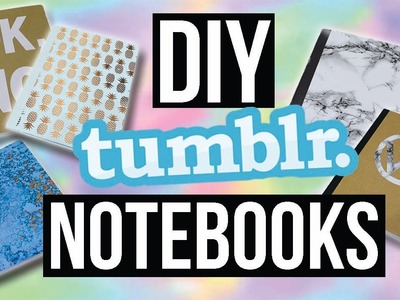 DIY Tumblr Notebooks
