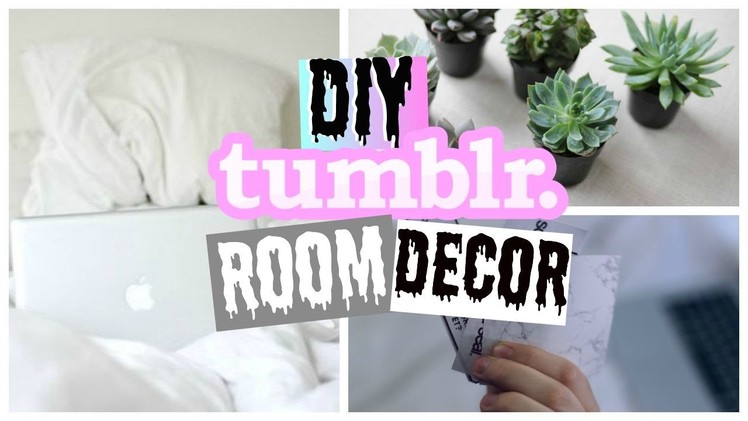 DIY TUMBLR ROOM DECOR!! 2015 + FREE VIDCON TICKET + GIVEAWAY