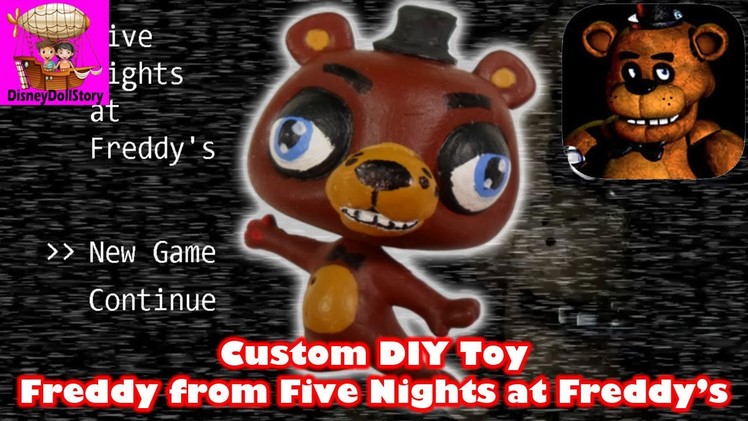 Freddy from Five Nights at Freddy's DIY Custom Toy - DIY Toy Craft Video