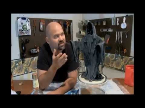 How to make a Paper Mache Reaper.  Revised