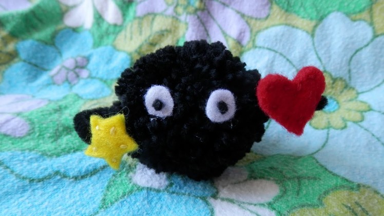 Make a Studio Ghibli Soot Sprite Pom Pom - DIY Crafts - Guidecentral