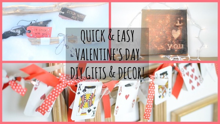 Quick & Easy Valentine's Day DIY Gifts!